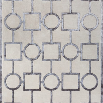 Ковёр ручной набивки (Индия), шерсть GEOMETRIC (TULSI)  - 240x300x10 (GMTR_RN_G1-COLOR1)