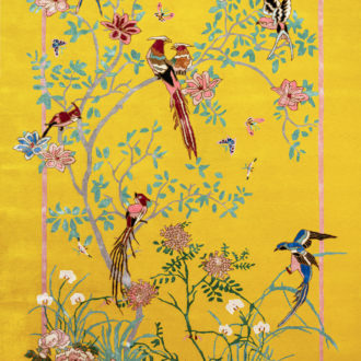 Ковёр ручной набивки (Индия), шерсть WENDY COLLECTION (BALLACK CARPETS)  - 183x274x10 (WNC_RN_BIRDSONG YELLOW)