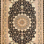 Ковёр ручной работы (Иран), шёлк QUM MM IR (MOURO INTERTRADE)  - 200x305x3 (QUM_IR_14-102-IR KAZEMI)