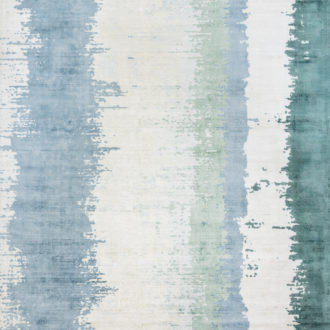 Ковёр ручной набивки (Индия), арт-шёлк OCEAN (TULSI)  - 170x240x10 (OCE_RN_MLT-BLU)