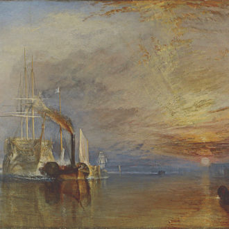 Ковёр из хлопка Бельгия FLANDERS ГОБЕЛЕН (FLANDERS TAPESTRIES 2013)  - 100x130x (FLГ_M_Fighting Temeraire - Turner small lined)