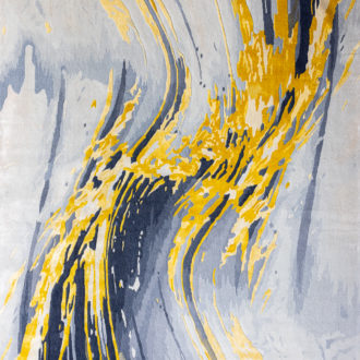 Ковёр ручной набивки (Китай), шерсть PRISMATIC N (NOURISON INDUSTRIES)  - 259x351x7 (PRICN_RN_PRS24-GREY-GOLD)