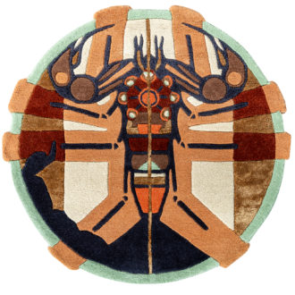 Ковёр ручной набивки (Индия), шерсть TED BAKER (BRINK & CAMPMAN) - 100 x 100 (TEDB_RN_Zodiac_Scorpio_161805(Round))