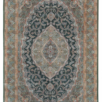 Ковёр ручной работы (Иран), шёлк QOM (FARCO)  - 200x300x3 (QOM_IR_9-401-IR)