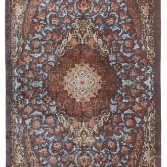 Ковёр ручной работы (Иран), шёлк GHOUM-SEIDE (MOURO INTERTRADE)  - 196x299x3 (GS_IR_801-4013-IR)