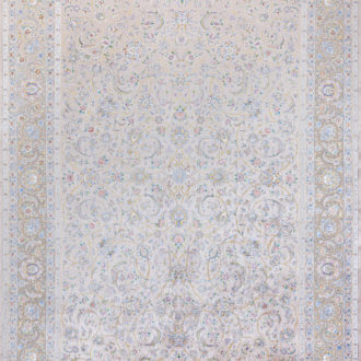 Ковёр из шёлка Иран MASTERPIECE QUM (SPERLOUS CARPETS)  - 200x300x5 (MAQU_M_040-22-Shahan-1525-KHAK)