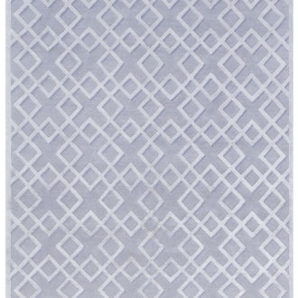 Ковёр ручной работы (Непал), шерсть ART DECO RUGS (DH)  - 201x302x6 (ARDR_R_RHOMB BLUE AIR(90529))