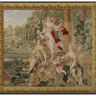 Ковёр ручной работы (Китай), шерсть FINE TAPESTRY 18/22 (RENAISSANCE)  - 185x196x (FIN18/22_R_2180-A)