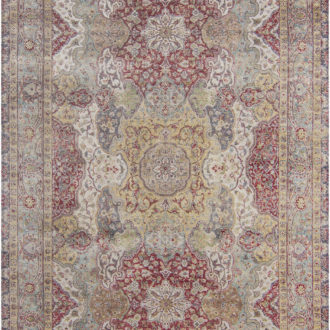 Ковёр ручной работы (Индия), шёлк ZIEGLER SILK (MOURO INTERTRADE)  - 195x345x6 (AJ17-MLT-BLU_ZIES/R/3,0*4,0/1942-3-890-269IP617919)