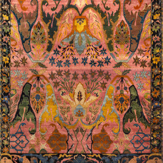 Ковёр ручной работы - ZIEGLER VINTAGE (ASHOKA) - 274x356 (ZIEV_R_AC228-PINK-MIX(274x356))