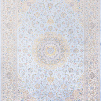 Ковёр из шёлка Иран MASTERPIECE QUM (SPERLOUS CARPETS)  - 200x300x5 (MAQU_M_034-22-Shahan-1526-BLUE)