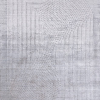 Ковёр ручной работы (Индия), арт-шёлк JAZZ (OPEE CARPET)  - 172x235x8 (JAZ_R_2019009-METALIC)