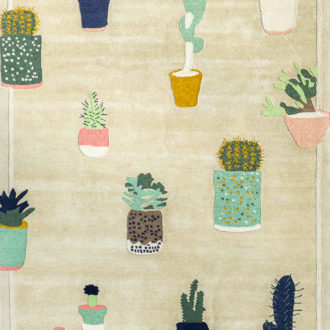 Ковёр ручной набивки (Индия), шерсть TED BAKER (BRINK & CAMPMAN) - 200 x 280 (TEDB_RN_Cactus_Grey_56201)