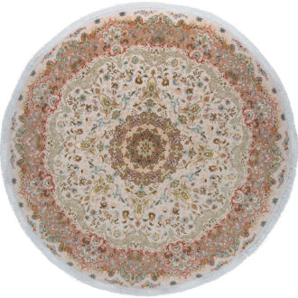 Ковёр ручной работы (Иран), шерсть TABRIZ SHIRFAR (MOURO INTERTRADE)  - 300x300x4 (TSHIR_IR_13-13-IR(Round))