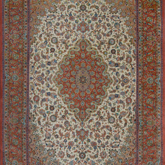 Ковёр ручной работы (Иран), шёлк QOM (FARCO)  - 140x210x3 (QOM_IR_11-268-IR)