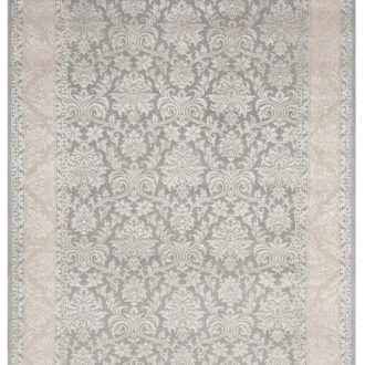 Ковёр ручной работы (Индия), шерсть KING OF AGRA (RAJPUT CARPETS)  - 244x295x8 (RAJ14_R_RO45-GRY-CRE)