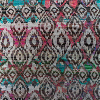 Ковёр ручной работы (Индия), шёлк ZIEGLER SILK (ASHOKA CREATIONS)  - 292x442x5 (P78-BLU-MLT_ZIES/16R/2,92*4,42/1200-3-890-269919##)
