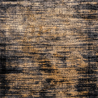 Ковёр из полиэстера Турция DALI (BALAT)  - 280x390x6 (DAL_M_8624D-BLACK-ORANGE)