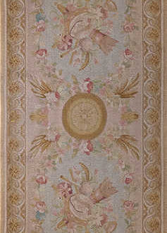 Ковёр ручной работы (Китай), шерсть SAVONNERIE R (MOURO INTERTRADE)  - 99x590x8 (SAVR_R_S-151)