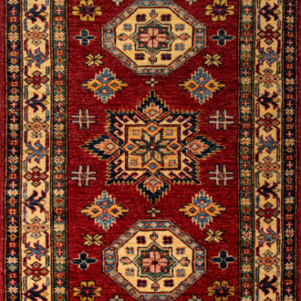 Ковёр ручной работы (Пакистан), шерсть KAZAK CLASSIC (MOURO INTERTRADE)  - 86x117x3 (RED-IVR(86X117)_KAZCL/R/S/500-2-6-302K8L1217)