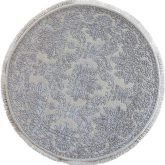 Ковёр ручной работы (Индия), шерсть KING OF AGRA (RAJPUT CARPETS)  - 286x286x8 (RAJ14_R_NO55N-CRE-CRE(Round))
