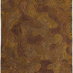 Ковёр из полиэфирного шёлка Бельгия MEDITATION (LOUIS DE POORTERE)  - 200x280x (MEDI_M_9227-BLACK GOLD)