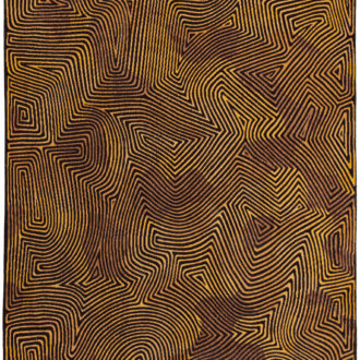 Ковёр из полиэфирного шёлка Бельгия MEDITATION (LOUIS DE POORTERE)  - 200x280x (MEDI_M_9227-BLACK GOLD)
