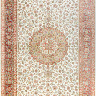 Ковёр ручной работы (Иран), шёлк QUM MM IR (MOURO INTERTRADE)  - 250x350x3 (QUM_IR_12-125-IR)