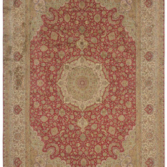 Ковёр ручной работы (Индия), шёлк KASHMIR SILK 24Х24 (MIRZA SONS)  - 300x443x3 (WC 2014 RED_KAS24XL-2.6/R/2080-3-890-24K8L219)