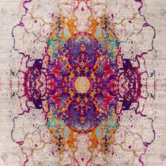Ковёр ручной работы (Индия), шёлк EBRU SILK (PHOENIX)  - 272x369x6 (EBS_R_EBR-20)