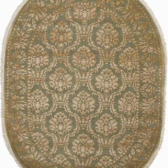 Ковёр ручной работы (Индия), шерсть KING OF AGRA (RAJPUT CARPETS)  - 200x305x8 (RAJ14_R_NO67-LBLU-LBLU14855(Oval))