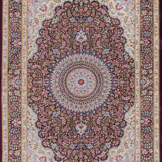 Ковёр ручной работы (Иран), шёлк QUM MM IR (MOURO INTERTRADE)  - 160x240x3 (QUM_IR_14-238-IR SHIRAZI)