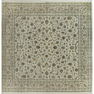 Ковёр ручной работы (Иран), шёлк QUM MM IR (MOURO INTERTRADE)  - 200x200x3 (QUM_IR_11-192-IR)