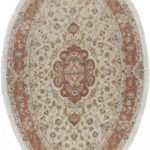 Ковёр ручной работы (Иран), шерсть TABRIZ IR (MOURO INTERTRADE)  - 200x300x5 (TZIR_IR_11-471-IR(Oval))