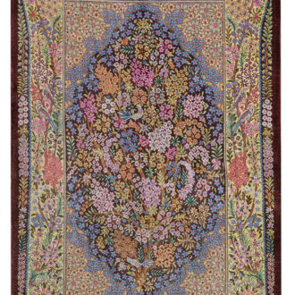 Ковёр ручной работы (Иран), шёлк QOM (MOURO INTERTRADE)  - 80x120x2 (QOM_IR_12-468/S-IR)