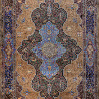 Ковёр из шёлка Иран QUM COLLECTION (GHEYTARAN)  - 250x350x5 (QUMC_M_246-Y)