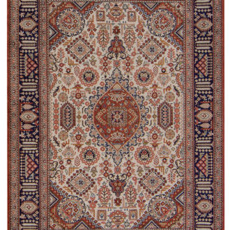 Ковёр ручной работы (Иран), шёлк QOM (MOURO INTERTRADE)  - 79x115x3 (QOM_IR_801-3208/S-IR)
