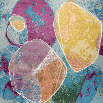 Ковёр ручной работы (Непал), шерсть CERAMICS (TIBET CARPET)  - 250x300x6 (CRM_R_CERAMICS01-MLT)