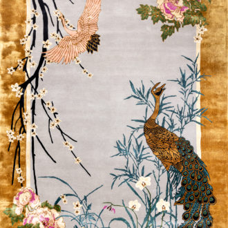 Ковёр ручной набивки (Индия), шерсть WENDY COLLECTION (BALLACK CARPETS)  - 183x274x10 (WNC_RN_CHINESE GARDEN OF VIRTUE)