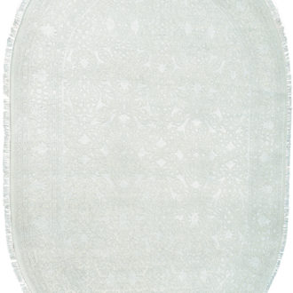 Ковёр ручной работы (Индия), шерсть KING OF AGRA (RAJPUT CARPETS)  - 205x295x8 (RAJ14_R_RO8-CRE-CRE(Oval))