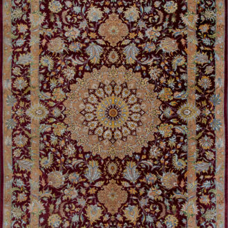 Ковёр ручной работы (Иран), шёлк QOM (FARCO)  - 105x160x3 (QOM_IR_12-399-IR)