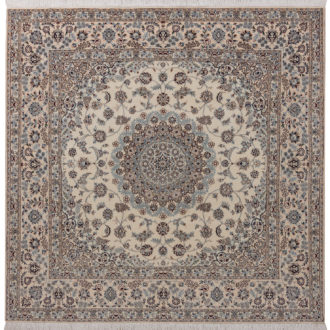 Ковёр ручной работы (Иран), шерсть NAIN 6LA (MOURO INTERTRADE)  - 205x210x5 (N6_IR_15-40A)