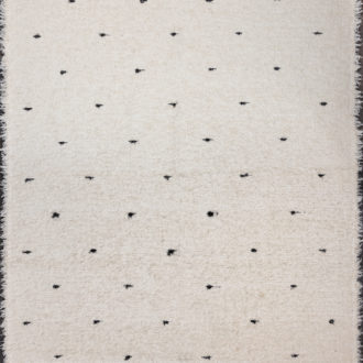 Ковёр ручной работы (Испания), хлопок BARCELONA ART (B.ATTITUDE)  - 200x300x (BCA_R_PUNTITOS NOIR)