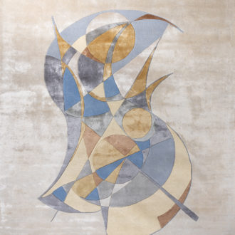 Ковёр ручной набивки (Индия), арт-шёлк Art de Vivre by DETALI (OPEE)  - 250x300x10 (ADVD_RN_design Ksenia Skorogod «HUMILITI»)