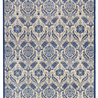 Ковёр ручной работы (Пакистан), шерсть SUZANI A/B 10/10 (ABBAS)  - 244x312x6 (859BLU-IVY_SUZ10/R/480-2-890-165_U17)