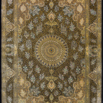 Ковёр ручной работы (Иран), шёлк QOM (FARCO)  - 200x290x3 (QOM_IR_10-507-IR)