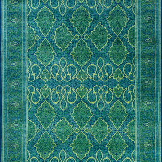 Ковёр ручной работы (Пакистан), шерсть HERITAGE 16/16 (ABBAS CORPORATION)  - 184x276x6 (HRT_R_DLBR-NVY-GRN)