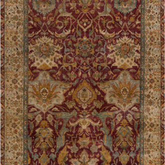 Ковёр ручной работы (Индия), шерсть ZIEGLER VINTAGE (MOURO INTERTRADE)  - 277x391x5 (AC229-RED-CRE_ZIEV/R/780-2-890-269L1217)