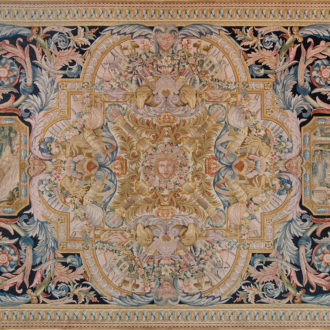 Ковёр ручной работы (Китай), шерсть SAVONNERIE R (MOURO INTERTRADE)  - 366x551x8 (SAVR_R_S-155)