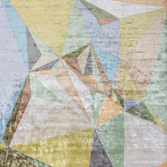 Ковёр ручной работы (Индия), арт-шёлк PRISMATIC (TULSI)  - 241x300x7 (PRISMA_R_CRISTAL3-MLT)